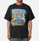 Mitchell & Ness Tar Heels Electric UNC T-Shirt Faded Black