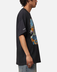Mitchell & Ness Tar Heels Electric UNC T-Shirt Faded Black