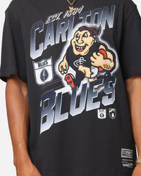 Mitchell & Ness Carlton Blues Mascot Character T-Shirt Faded Black