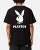 Playboy Bunny Lockup T-Shirt Black