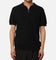 XXIII Herringbone Quater Zip Polo Shirt Black