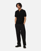 XXIII Herringbone Quater Zip Polo Shirt Black