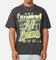 Mitchell & Ness Los Angeles Lakers Championship Neon T-Shirt Overdyed Black