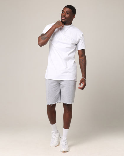 Saint Morta Annex Mockneck T-Shirt White/White