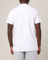 Saint Morta Annex Mockneck T-Shirt White/White