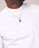Saint Morta Annex Mockneck T-Shirt White/White