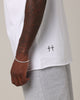 Saint Morta Annex Mockneck T-Shirt White/White