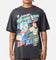 Mitchell & Ness Auckland Warriors 1995 Season T-Shirt Faded Black