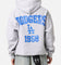 Majestic Athletic Los Angeles Dodgers Wordmark Arch Hoodie Grey
