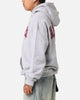 Majestic Athletic New York Yankees Wordmark Arch Hoodie Grey