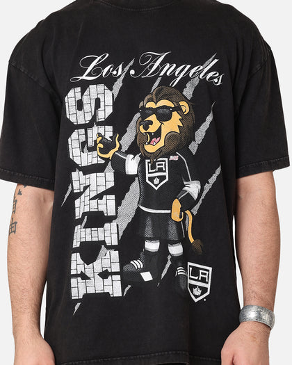 Culture Kings Los Angeles Kings Heavy T-Shirt Black Acidwash