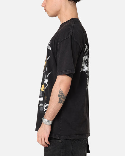 Culture Kings Los Angeles Kings Heavy T-Shirt Black Acidwash