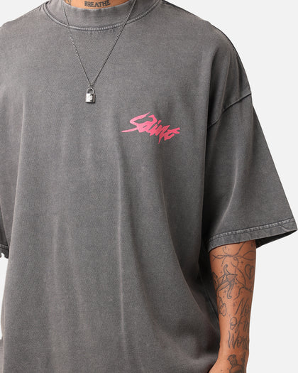 Saint Morta Artistry T-Shirt Washed Charcoal