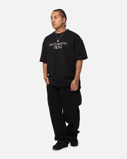 Saint Morta Dragon Heavyweight T-Shirt Black
