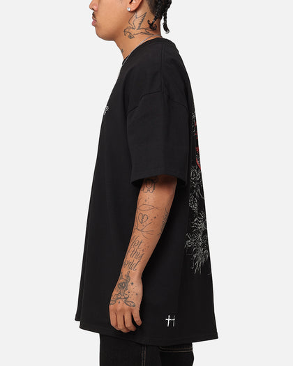 Saint Morta Dragon Heavyweight T-Shirt Black