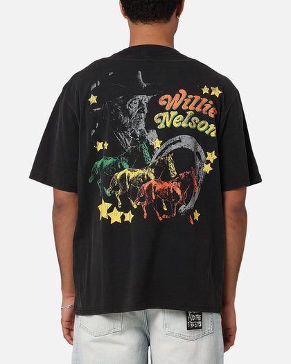 Willie Nelson Willie Nelson T-Shirt Washed Black