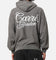 Carre Serif Hoodie Washed Charcoal