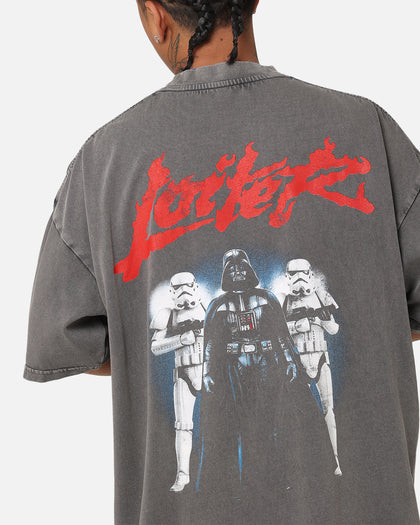 Star Wars Vader & Stormtrooper Vintage Vintage T-Shirt Washed Charcoal