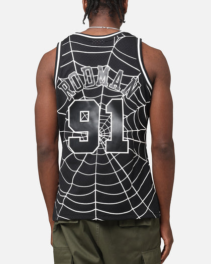 Mitchell & Ness Chicago Bulls Dennis Rodman 'Glow Web' Jersey Black