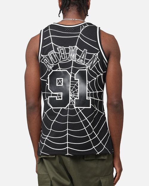 Mitchell & Ness Chicago Bulls Dennis Rodman 'Glow Web' Jersey Black