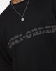 The Anti Order Brail Mock Neck T-Shirt Off  Black/Black