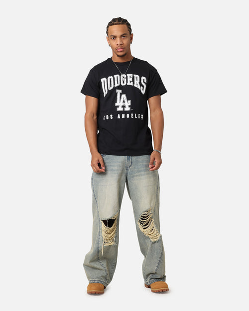 Majestic Athletic Los Angeles Dodgers Blecker Team Arch T-Shirt Black