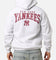 Majestic Athletic New York Yankees Fulter Team Arch Hoodie Grey Marle