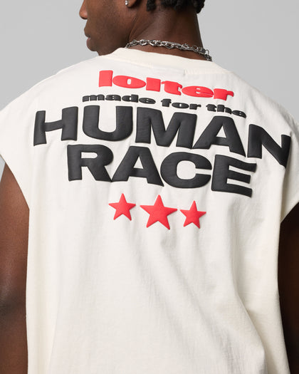 Loiter Celestial Muscle T-Shirt Off White