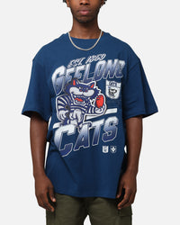 Mitchell & Ness Geelong Cats Mascot Character T-Shirt Blue