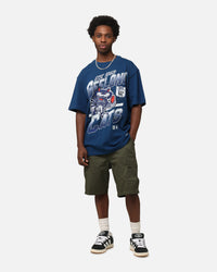 Mitchell & Ness Geelong Cats Mascot Character T-Shirt Blue