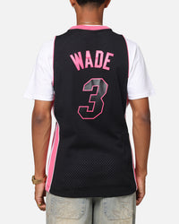 Mitchell & Ness Miami Heat Dwyane Wade 'Volt' 2005 Swing Jersey Black/Pink
