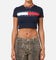 Tommy Jeans Women's TJW Slim Cropped Block T-Shirt Black