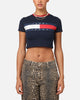 Tommy Jeans Women's TJW Slim Cropped Block T-Shirt Black