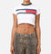 Tommy Jeans Women's TJW Slim Cropped Block T-Shirt White