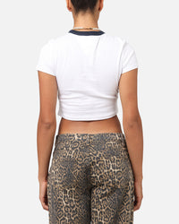 Tommy Jeans Women's TJW Slim Cropped Block T-Shirt White