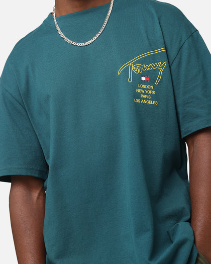 Tommy Jeans TJM City Twist T-Shirt Green