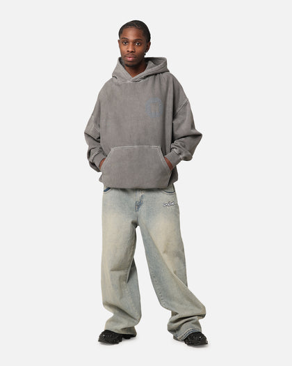 Saint Morta Rave Premium Hoodie Washed Charcoal