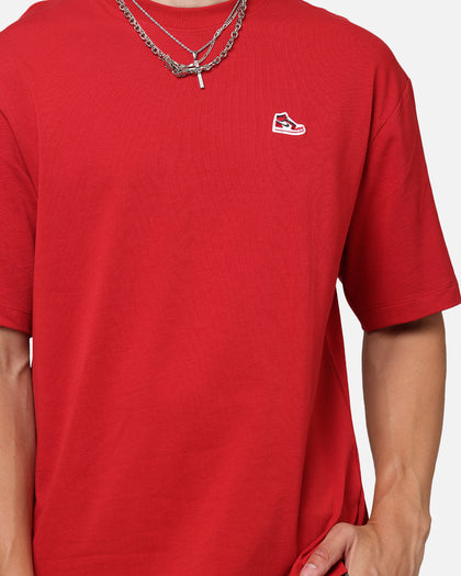 Jordan Brand Sneaker Patch Crew T-Shirt Varsity Red