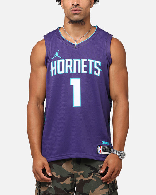 Nike Lamelo Ball Charlotte Hornets #1 Statement Edition 2022/23 Nike Dri-Fit NBA Swingman Jersey New Orchid