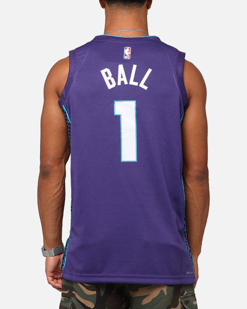 Nike Lamelo Ball Charlotte Hornets #1 Statement Edition 2022/23 Nike Dri-Fit NBA Swingman Jersey New Orchid