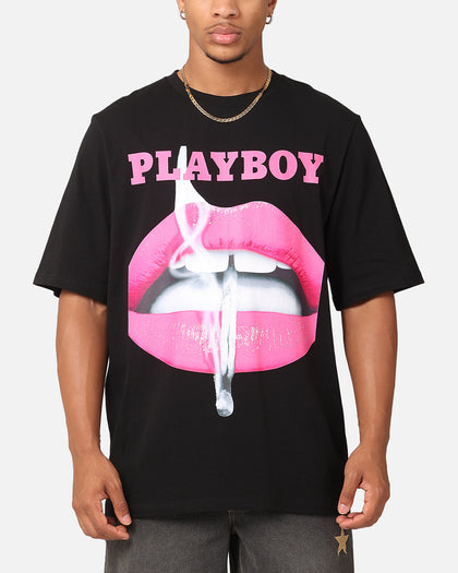Playboy Nov 2013 Lips T-Shirt Black