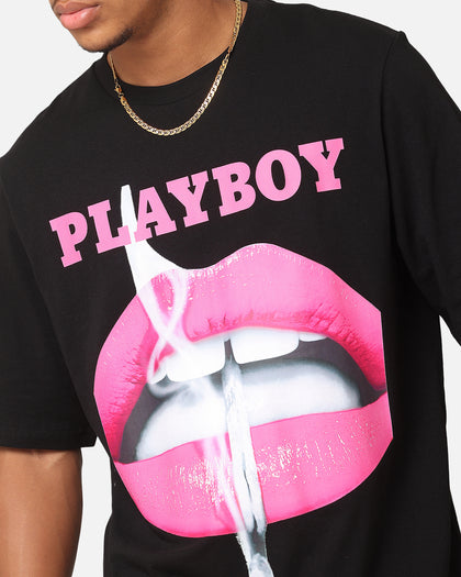Playboy Nov 2013 Lips T-Shirt Black