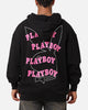 Playboy Wavy Stack Hoodie Black
