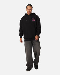 Playboy Wavy Stack Hoodie Black