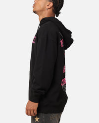 Playboy Wavy Stack Hoodie Black
