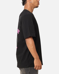 Playboy Wavy Stacked T-Shirt Black