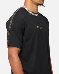 Champion Lux Taping T-Shirt Black