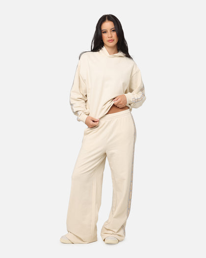 Champion Women's Lux Taping Hoodie Natural