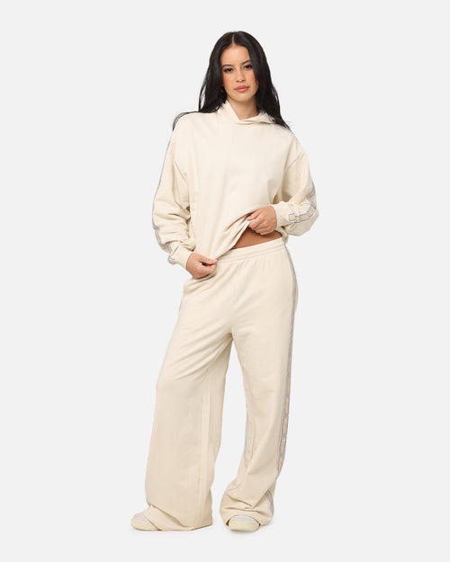 Champion Women's Lux Taping Hoodie Natural