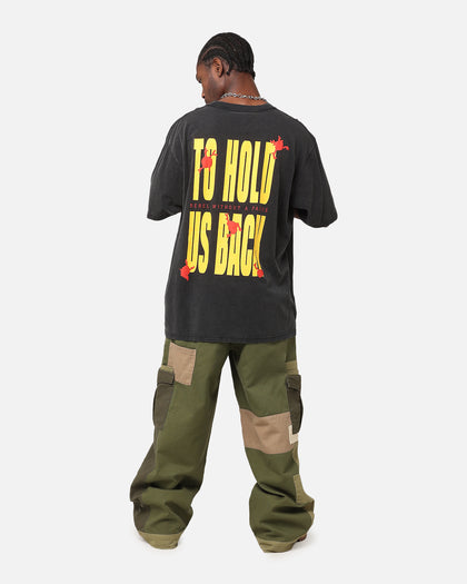 Public Enemy Hold Us Back T-Shirt Washed Black